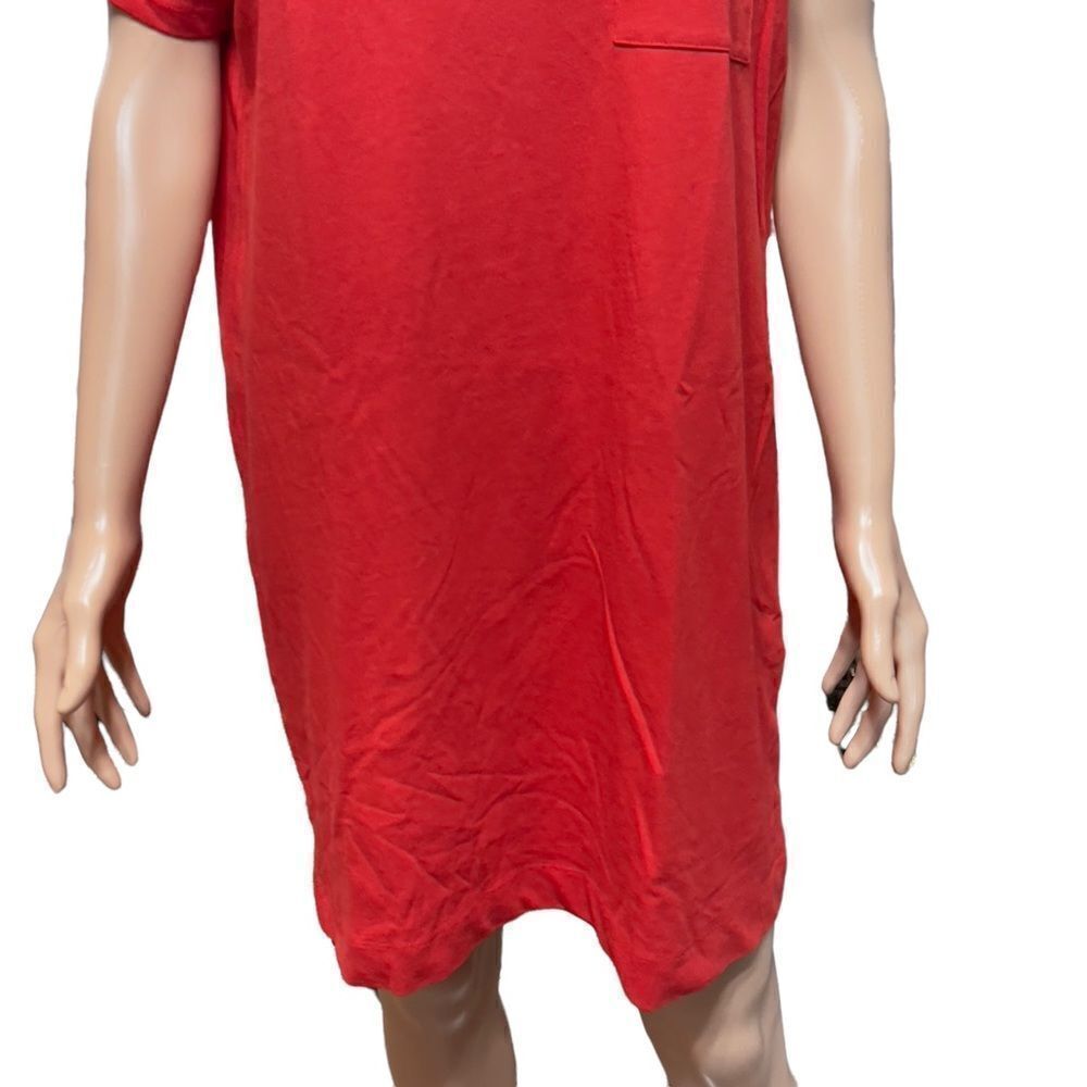 Everlane Red T-Shirt Dress - Picture 6 of 13